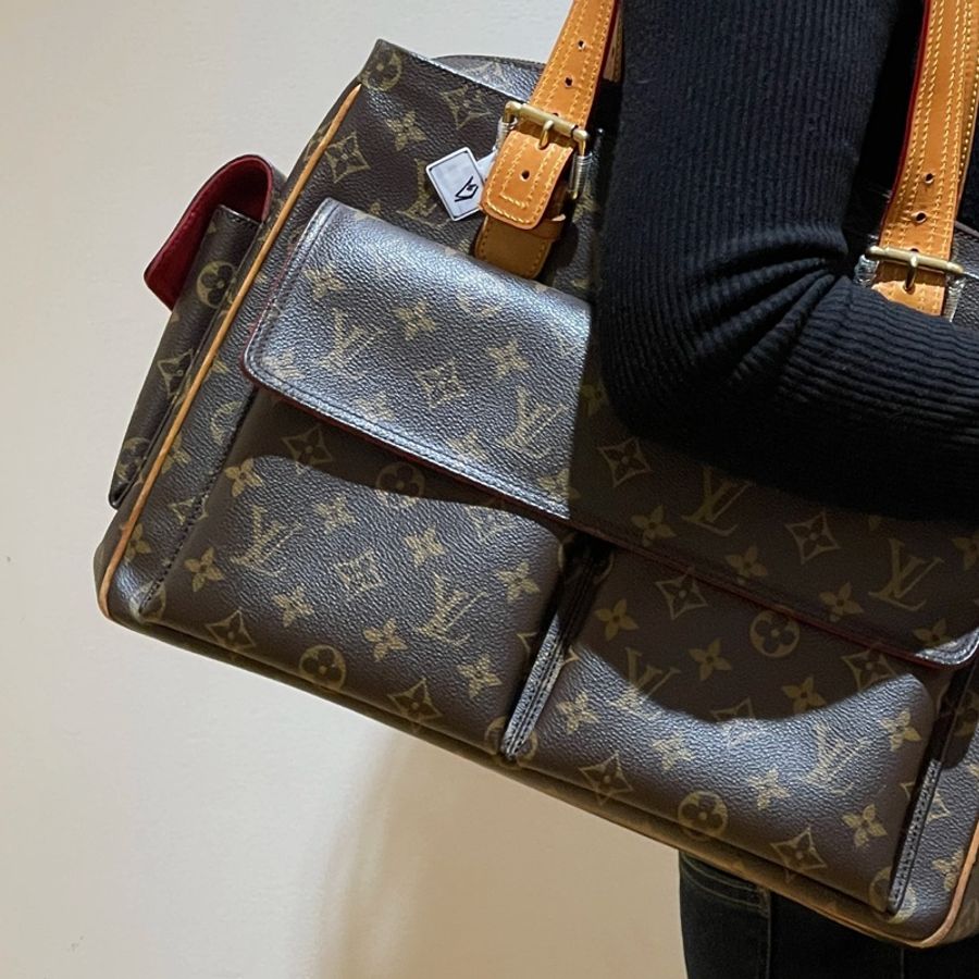 🌷Louis Vuitton 駱駝包單肩包|經典花紋✦fufu style 精品✦ 氣質款|-2