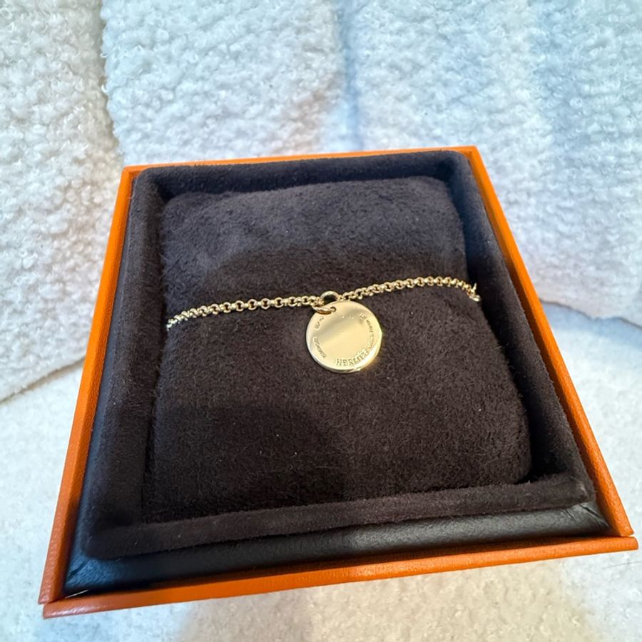 Hermes 18K玫瑰金藏書章手鏈/Lx-Libris Bracelet-4