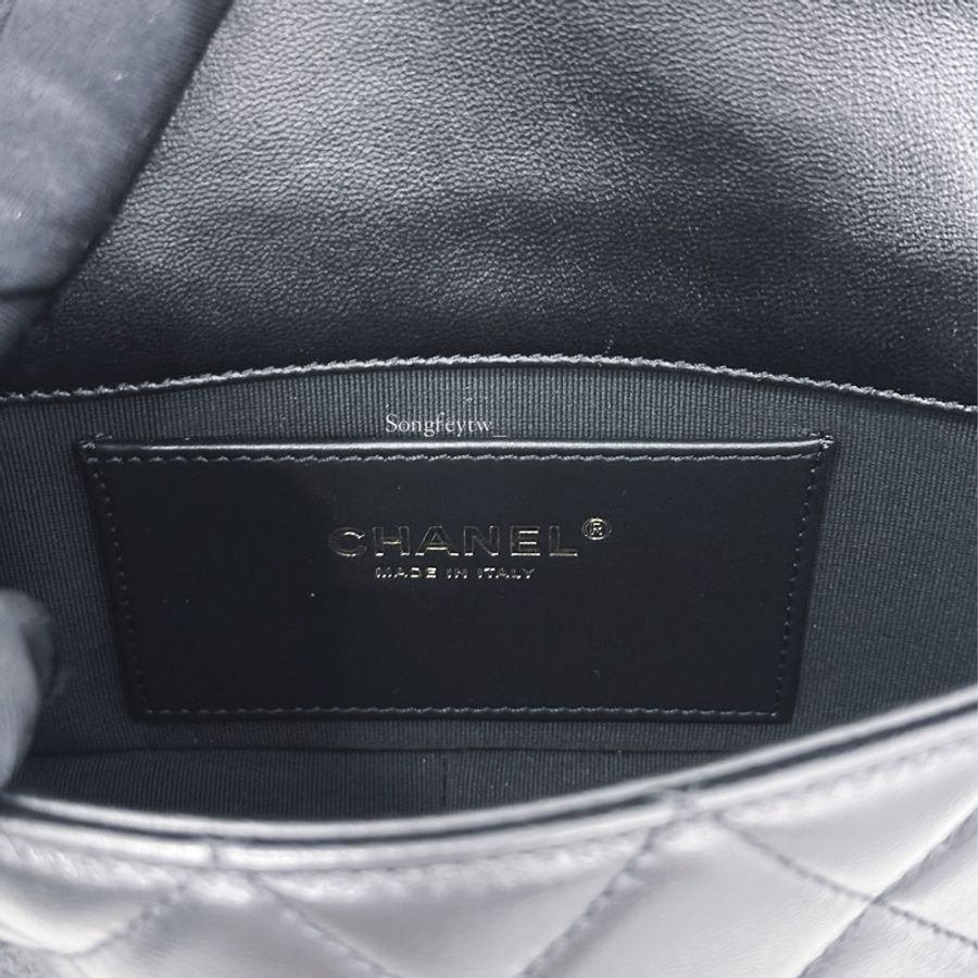 Chanel 羊皮 兩用鍊包 24P 19 Flap bag-7