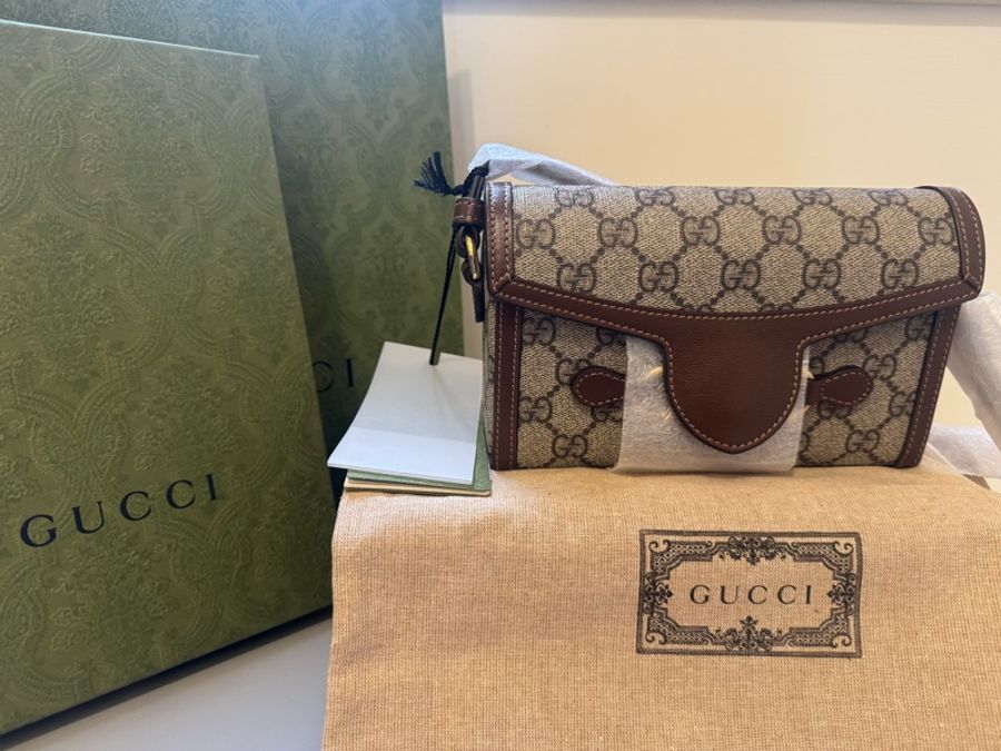Gucci Horsebit 1955系列迷你手袋-4