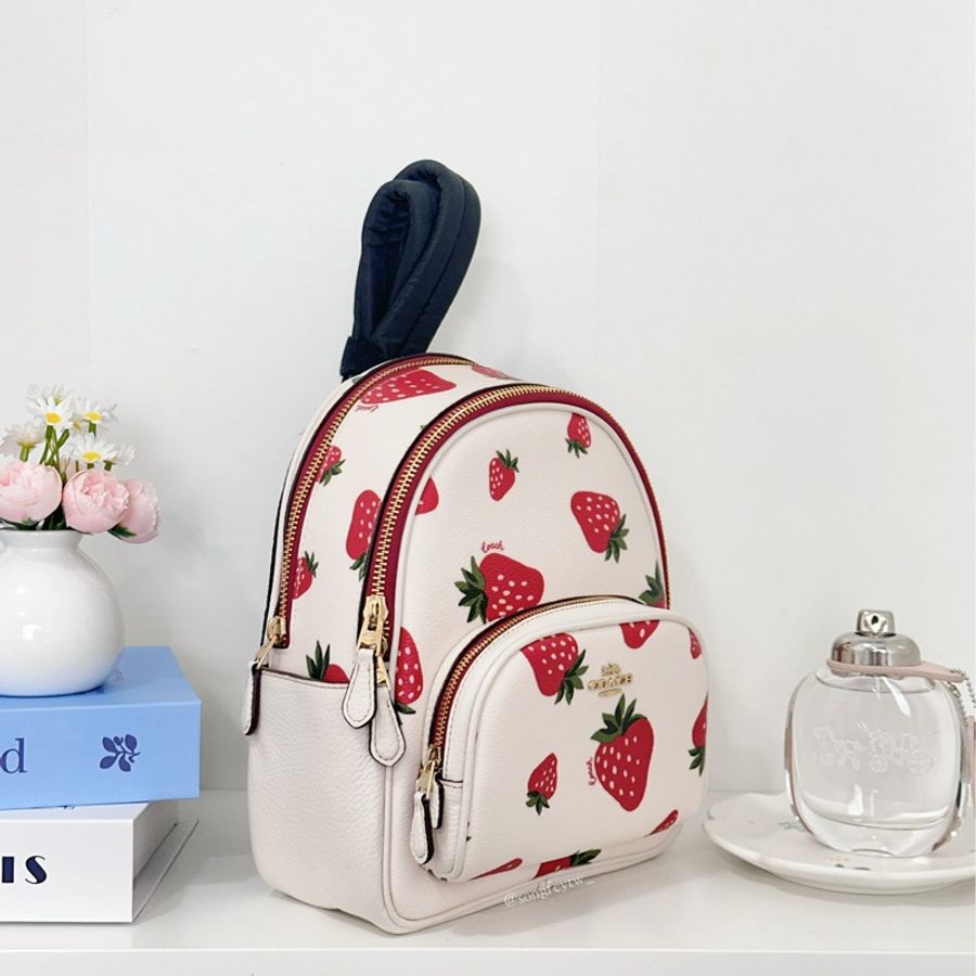 Coach 經典 雙拉鍊 小後背-1