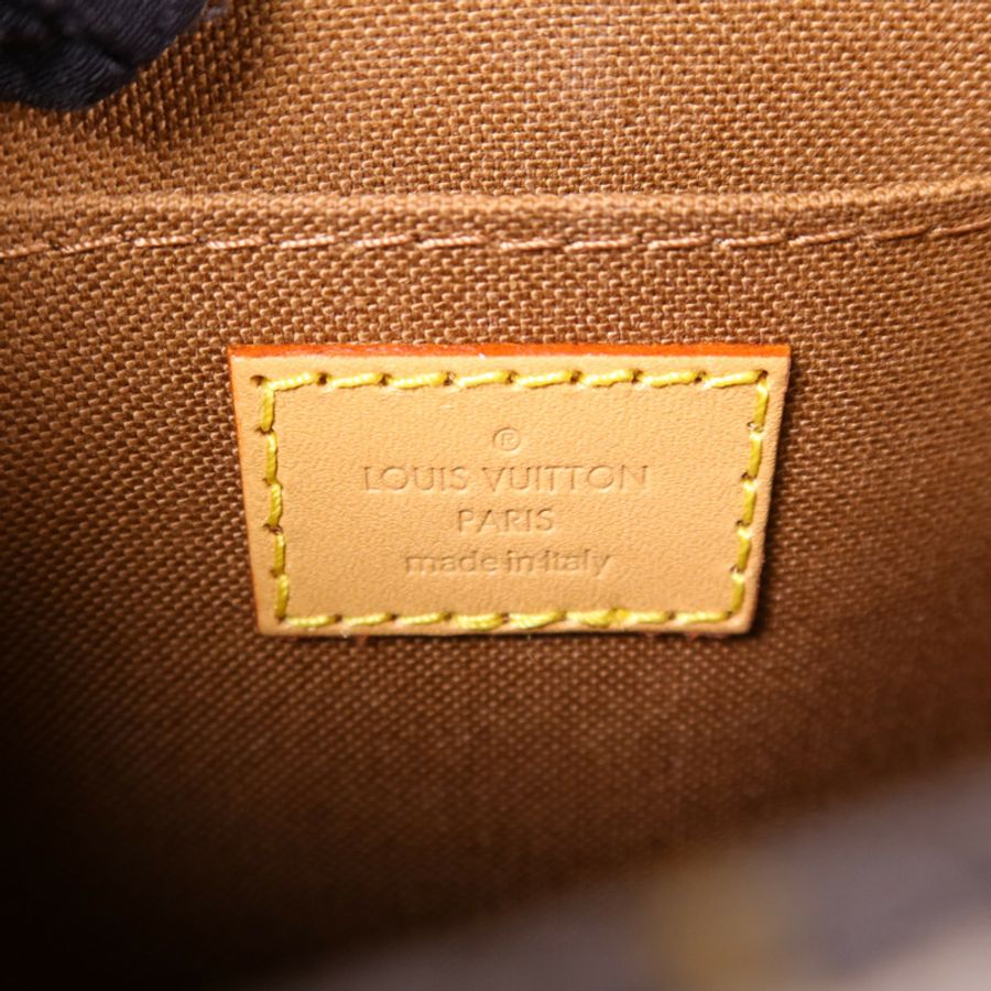 LOUIS VUITTON Monogram Petit Sac Plat金扣手挽肩背兩用袋-6