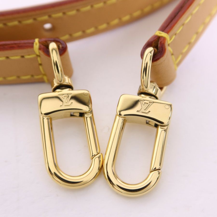 LOUIS VUITTON Monogram Petit Sac Plat金扣手挽肩背兩用袋-8