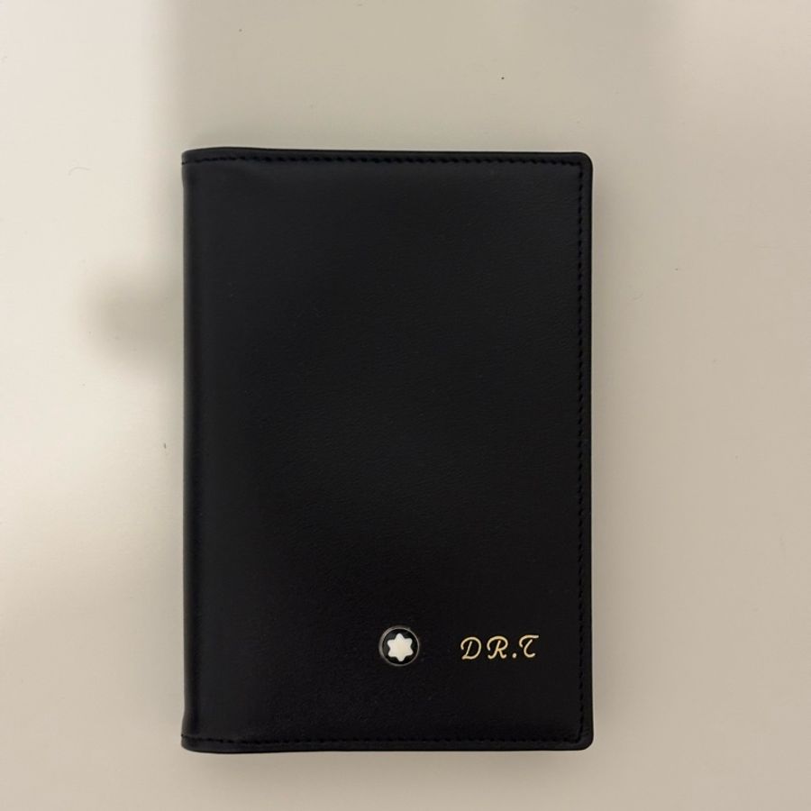 MONTBLANC 萬寶龍德國 MB 經典小牛皮名片夾 14108德國 MB名牌 知名百年品牌-1