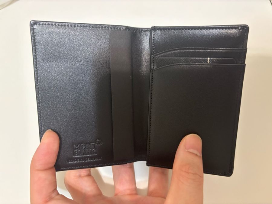 MONTBLANC 萬寶龍德國 MB 經典小牛皮名片夾 14108德國 MB名牌 知名百年品牌-12