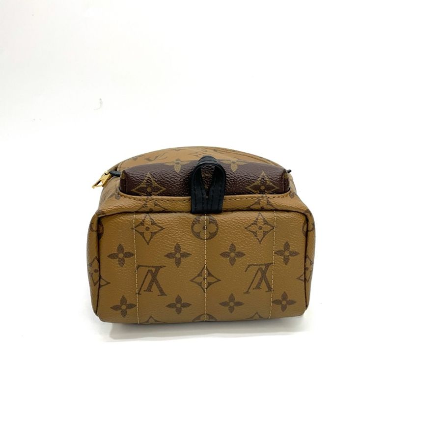 LV 雙色原花金釦Mini 小書包 M44873-4