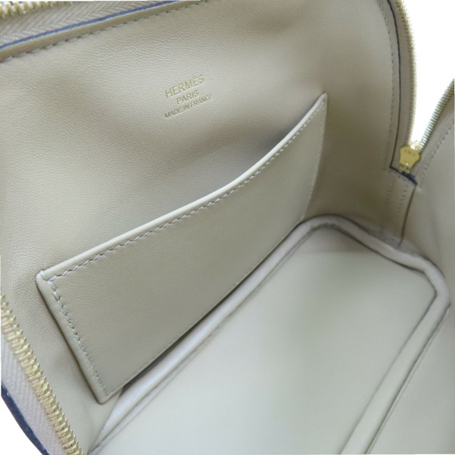風衣灰 Evercolor 牛革 Bolide 1923 Mini 柏莉包 兩用包 K刻金扣【HERMES 愛馬仕】-4
