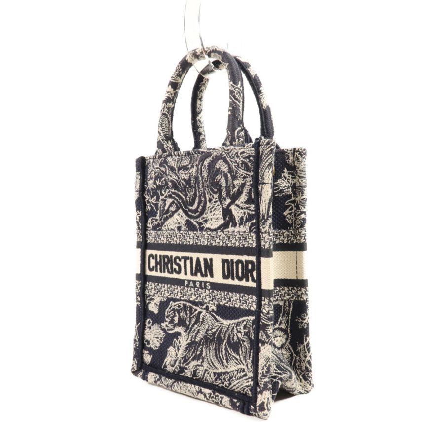 Dior 帆布Book Tote Mini金扣手挽肩背兩用袋-1