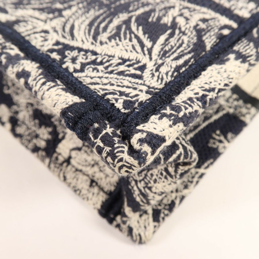 Dior 帆布Book Tote Mini金扣手挽肩背兩用袋-9