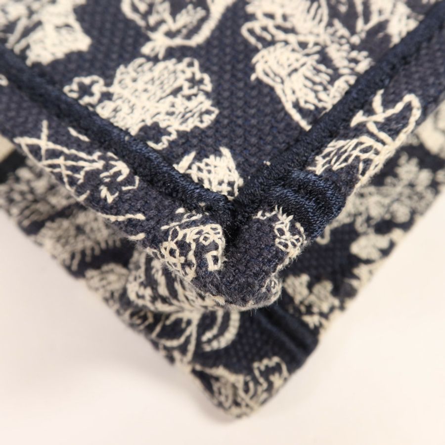 Dior 帆布Book Tote Mini金扣手挽肩背兩用袋-10