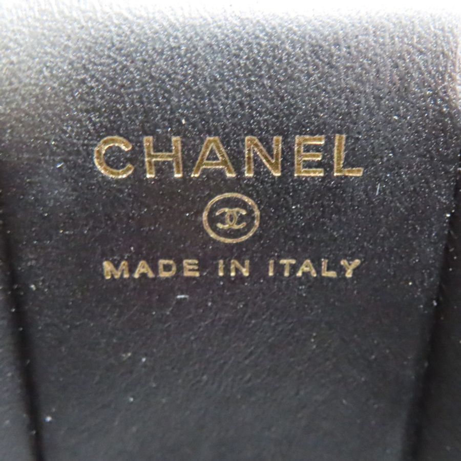 黑色 羊皮 圓桶包 鍊帶 肩背包 金釦【CHANEL 香奈兒】 AP2947-5