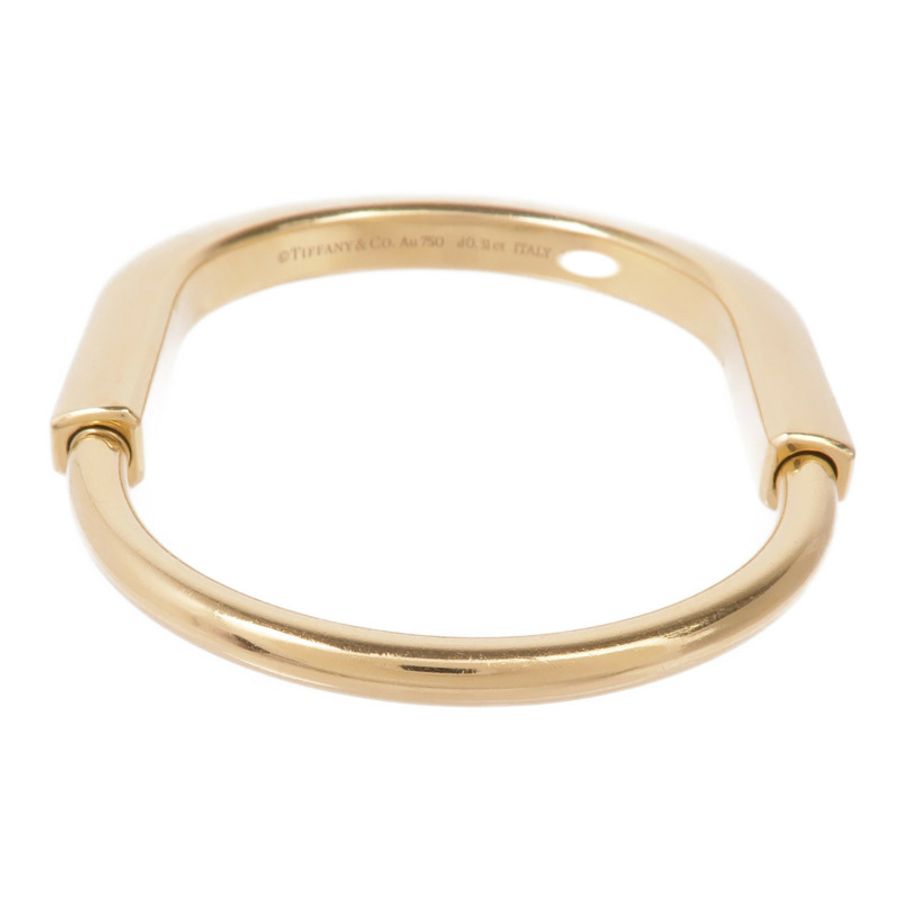 TIFFANY&CO 18K黃金Tiffany Lock鑽石手鐲-1