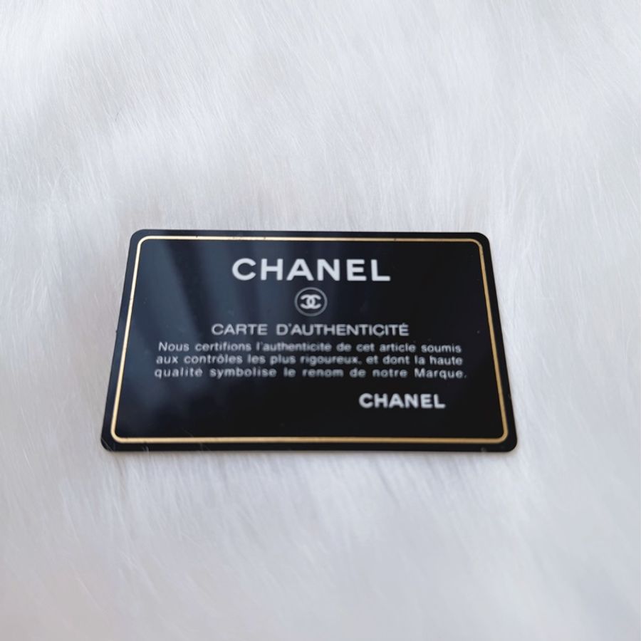 CHANEL香奈兒 荔枝皮 黑金 化妝包 手提包-6