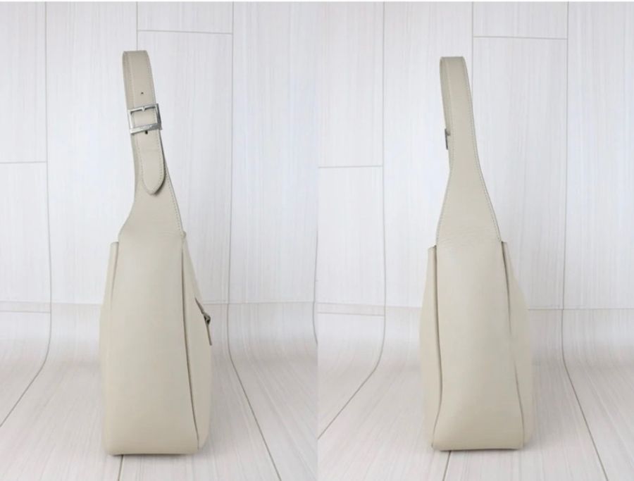 「JL精品代購」97新 Ysl LE 5A7 Hobo 海鹽色pm-3