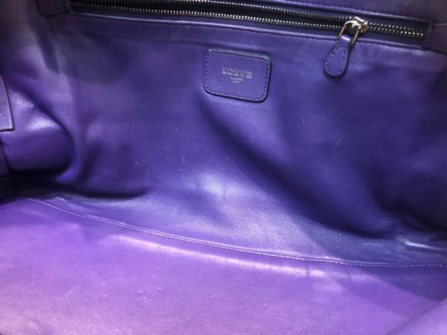 Loewe Amazona 紫色手袋 XB725-17