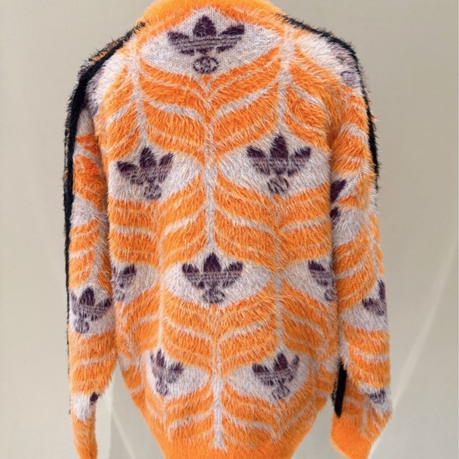 Gucci x Adidas 聯名款橘色毛衣 M-4