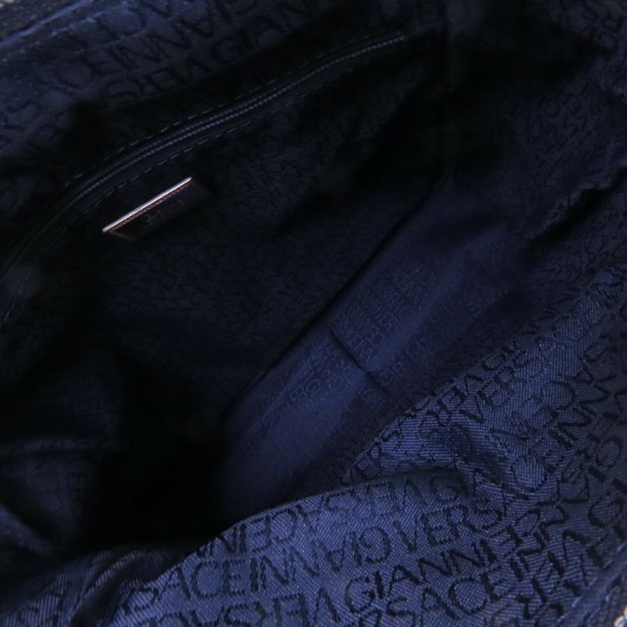 VERSACE 尼龍Shoulder Bag銀扣肩背袋-4