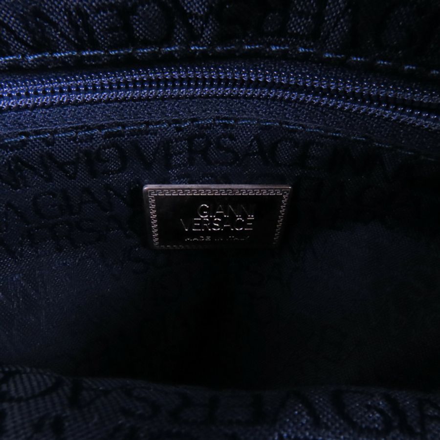 VERSACE 尼龍Shoulder Bag銀扣肩背袋-6