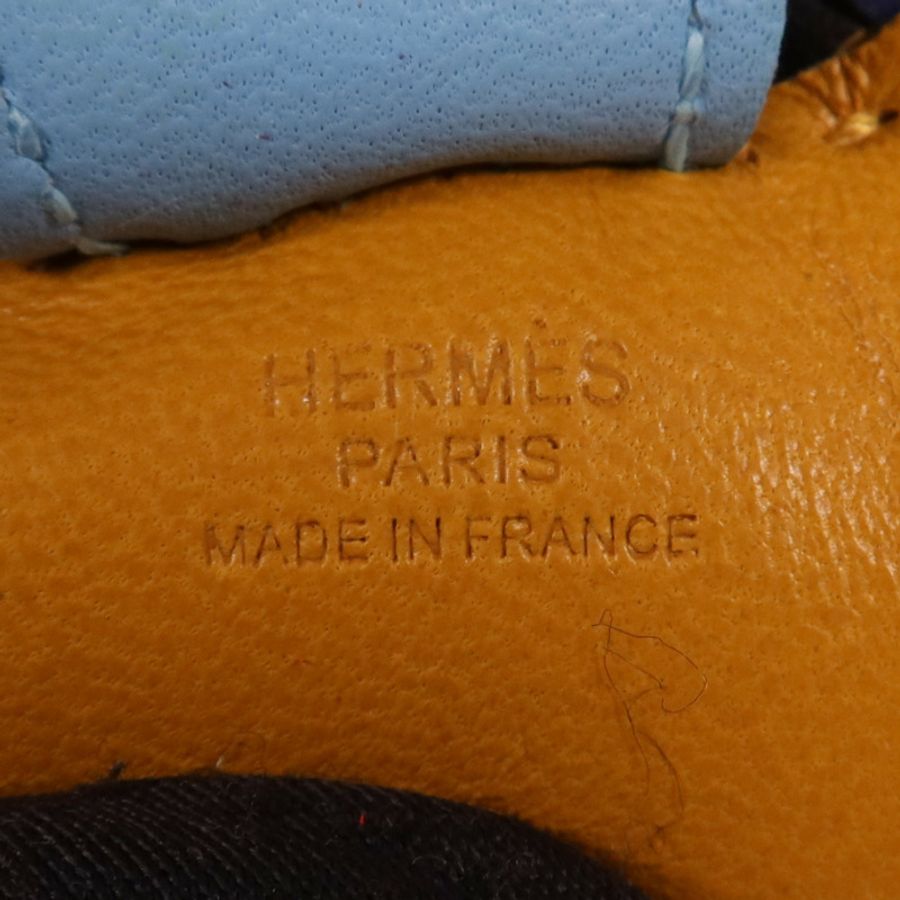 HERMES Milo皮革Rodeo PM掛飾-6