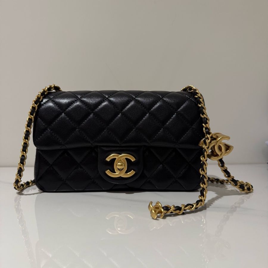 香奈兒CHANEL 雙C調節扣 CF20 方胖子25B-5