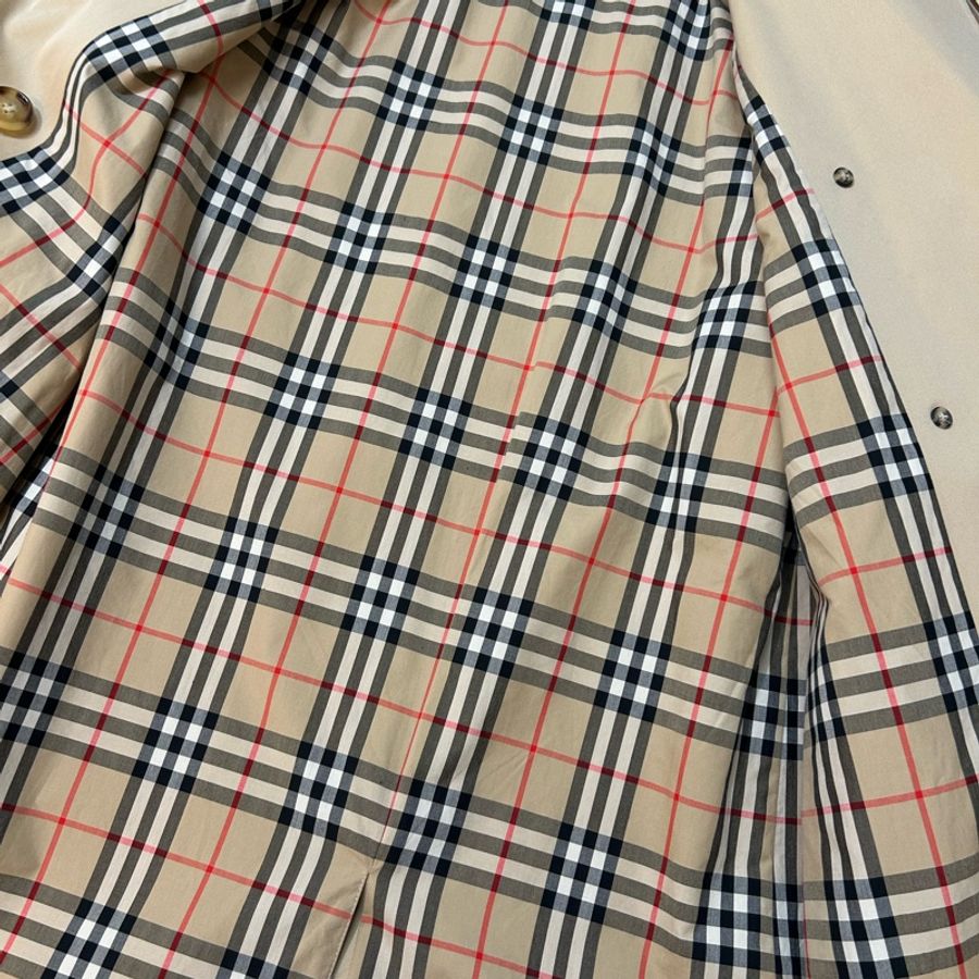 BURBERRY英國蜜色斗篷袖風衣UK2-13