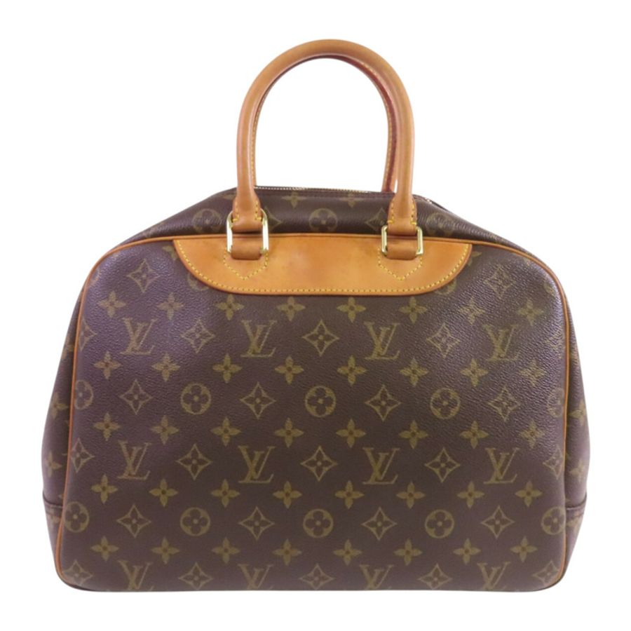 LOUIS VUITTON Monogram Deauville金扣手挽袋-1
