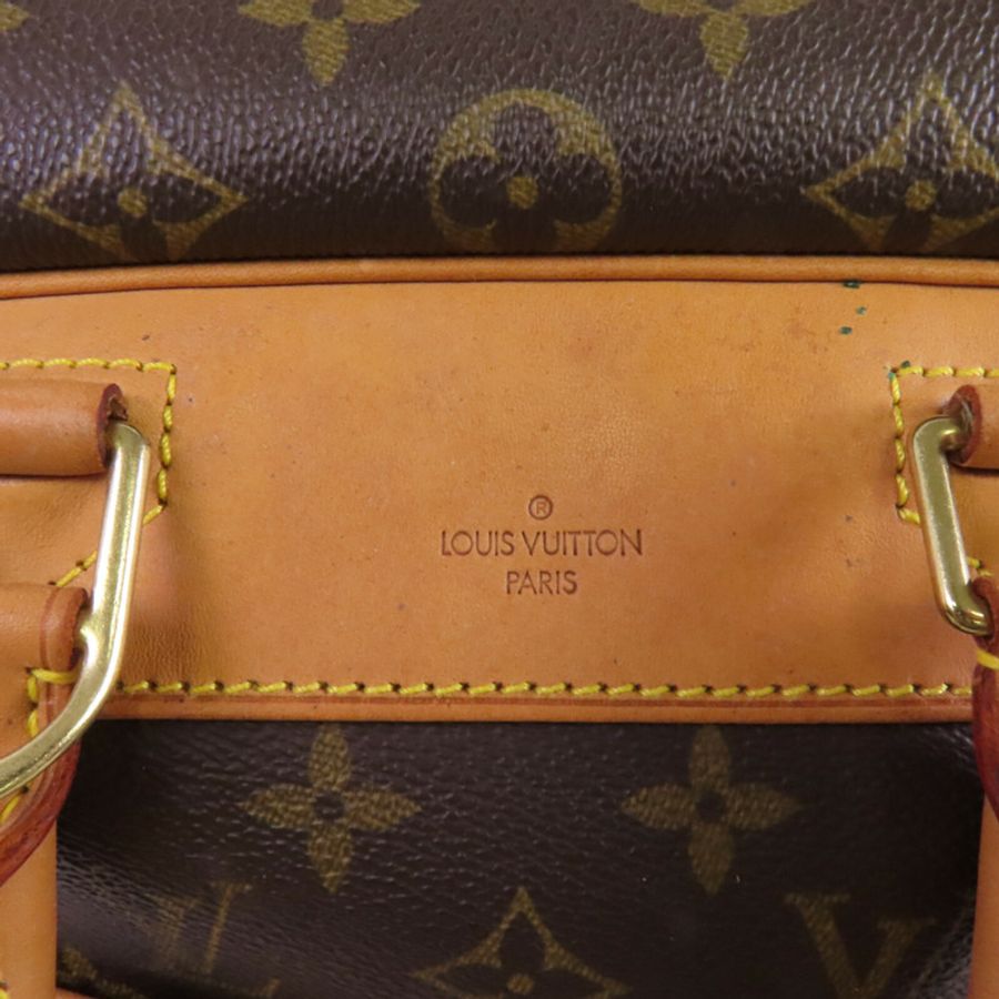 LOUIS VUITTON Monogram Deauville金扣手挽袋-7