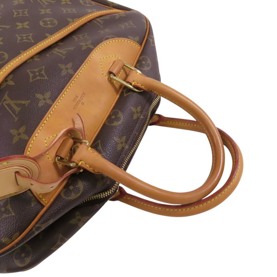 LOUIS VUITTON Monogram Deauville金扣手挽袋-8