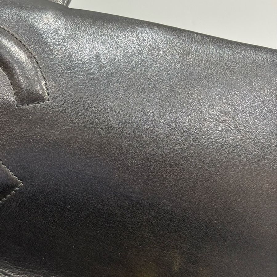 CHANEL 老香 黑色 羊皮 金鍊 MAXI COCO 33 MAXI 單蓋 肩背包 斜背包 兩用包 側背包 經典藏品-58