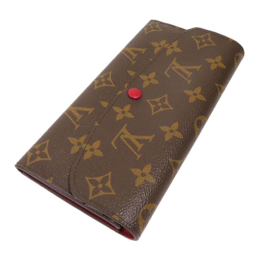 LOUIS VUITTON Monogram Emilie Long Wallet金扣長錢包-4