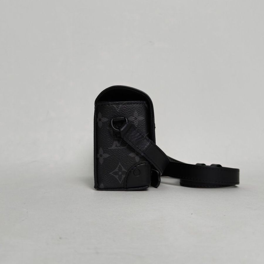 LOUIS VUITTON Steamer盒子包黑色PVC晶片肩背包-1