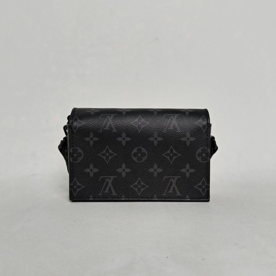 LOUIS VUITTON Steamer盒子包黑色PVC晶片肩背包-2
