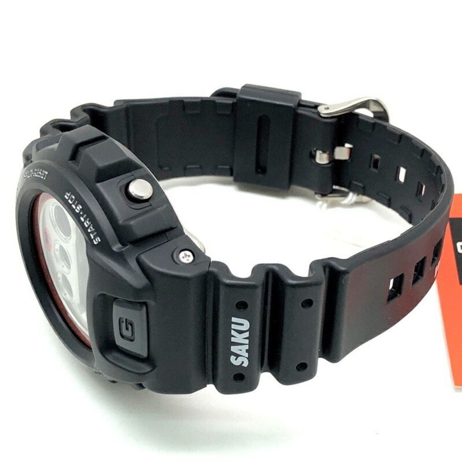卡西歐 G-SHOCK DW-6900BSK-9 手錶,高田道場與櫻庭和志合作款,限量版型號 SAKU39,KSEL 字樣,2001 年發售,三國丘店,IT30L9ZMO61I-4