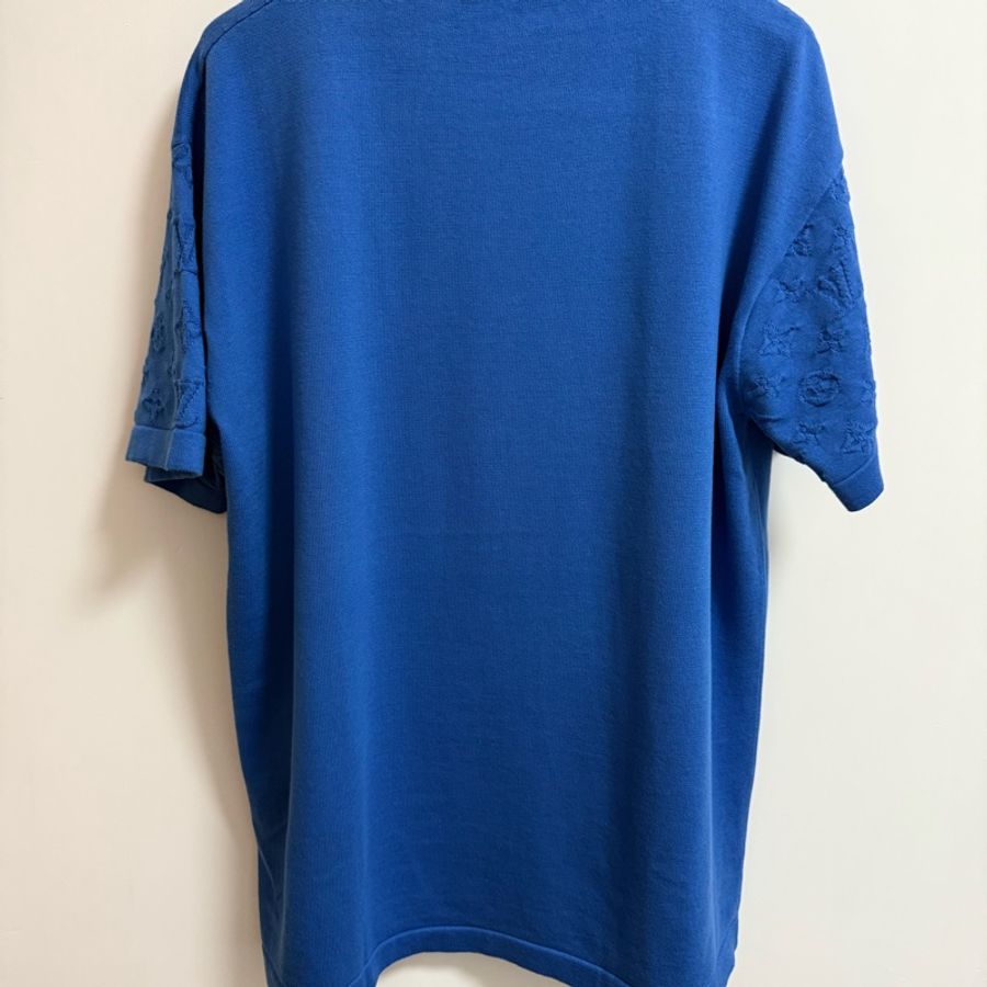 Louis Vuitton blue monogram sleeve T shirt S T恤-2