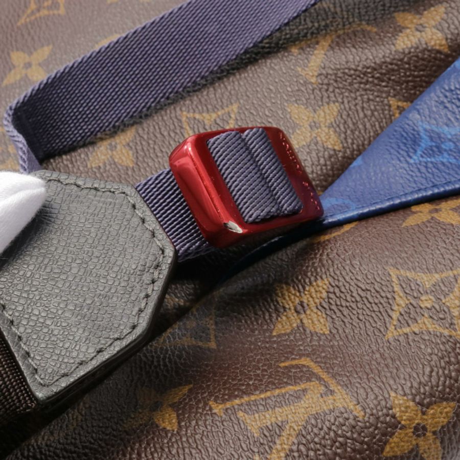 棕色 原花 帆布 Outdoor 後背包【LOUIS VUITTON LV 路易威登】 M43834-9