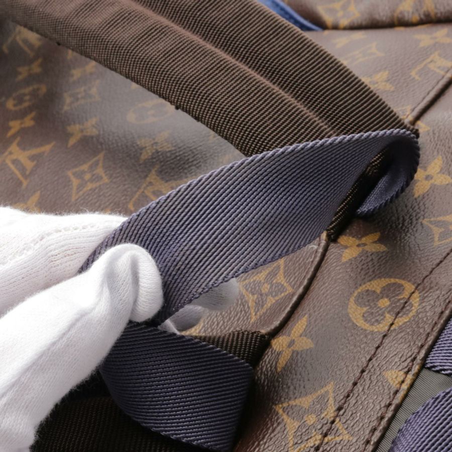 棕色 原花 帆布 Outdoor 後背包【LOUIS VUITTON LV 路易威登】 M43834-10