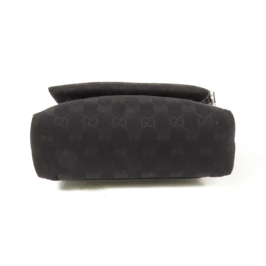 GUCCI 帆布Crossbody GG銀扣手挽肩背兩用袋-3