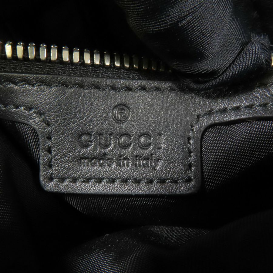 GUCCI 帆布Crossbody GG銀扣手挽肩背兩用袋-6