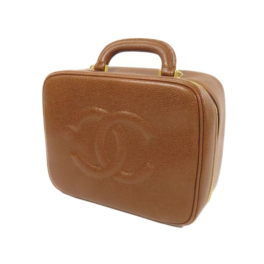 CHANEL 牛皮皮革Vintage Shoulder Bag金扣手挽肩背兩用袋-2