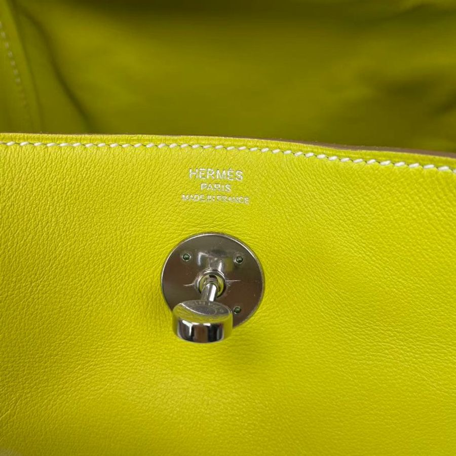 Hermes Lindy26銀扣-1