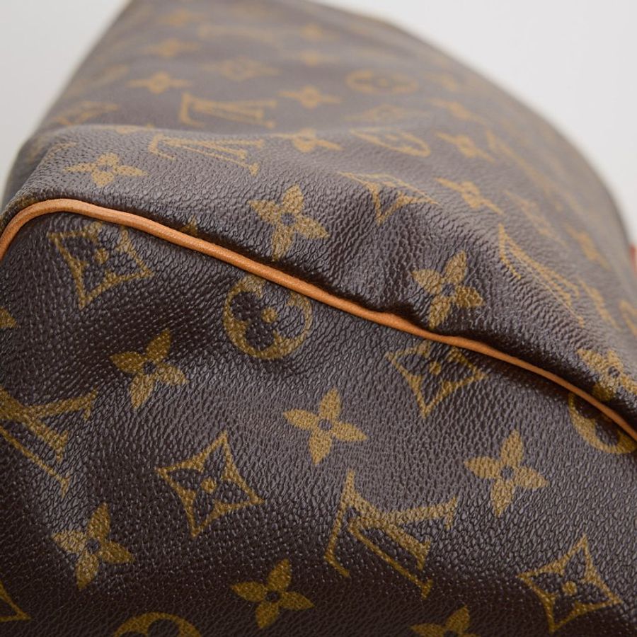 二手 lv speedy 30老花手提款-22