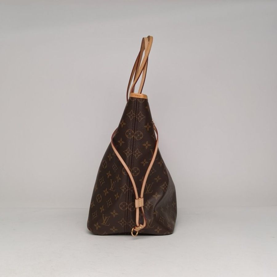 LOUIS VUITTON Neverfull大號39配子袋米色內裏老花PVC金扣2019肩背包-1