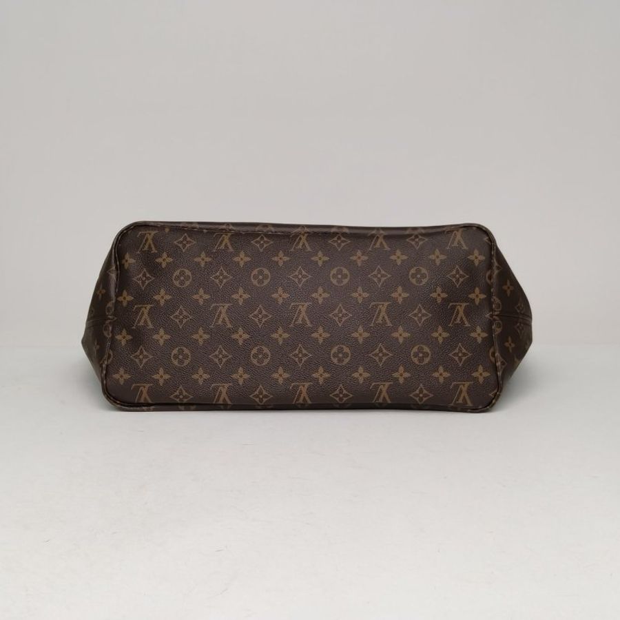 LOUIS VUITTON Neverfull大號39配子袋米色內裏老花PVC金扣2019肩背包-4