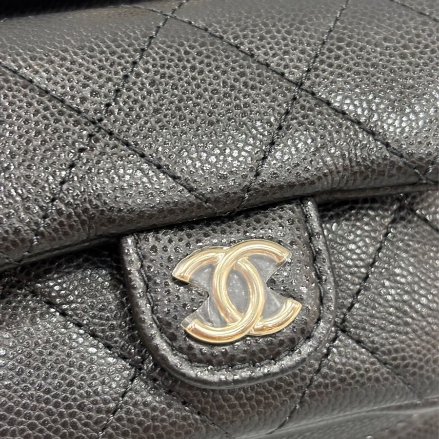 CHANEL AS4399 DUMA 黑色荔枝皮金鍊 坦克包炸藥包後背包肩背包側背包手提包-6