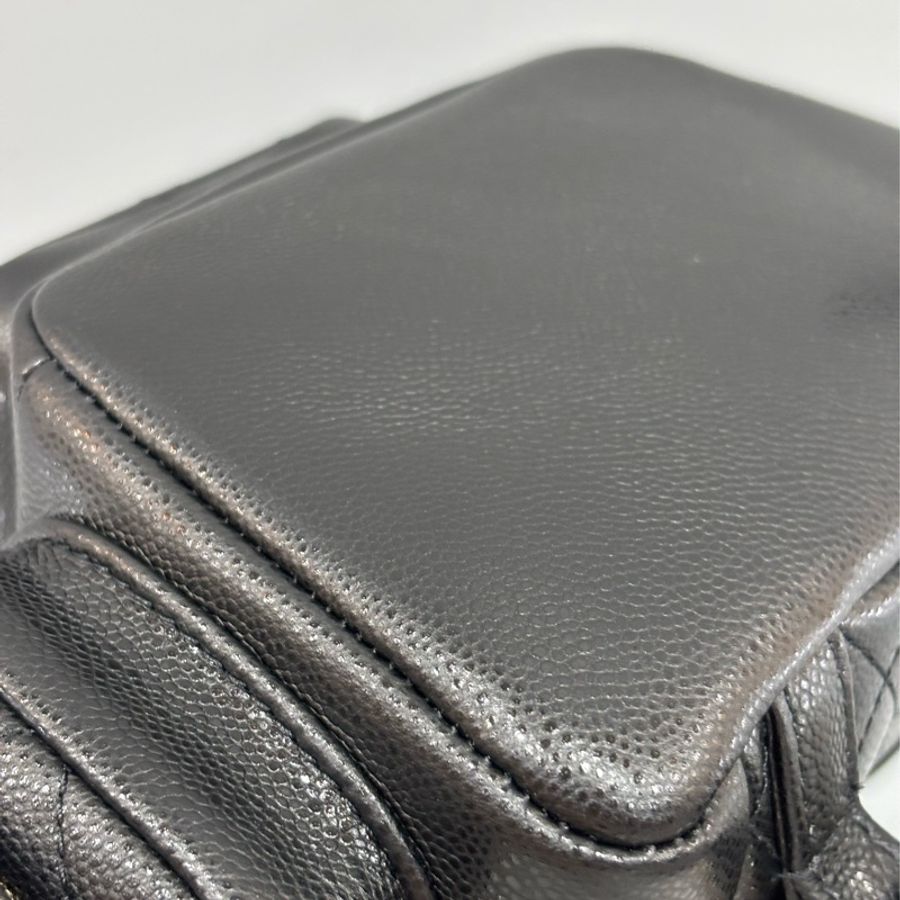 CHANEL AS4399 DUMA 黑色荔枝皮金鍊 坦克包炸藥包後背包肩背包側背包手提包-11