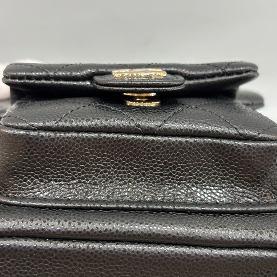 CHANEL AS4399 DUMA 黑色荔枝皮金鍊 坦克包炸藥包後背包肩背包側背包手提包-17
