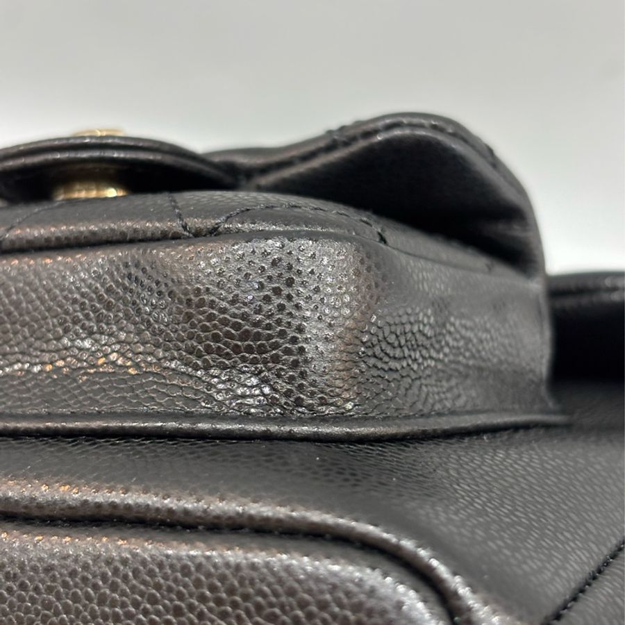 CHANEL AS4399 DUMA 黑色荔枝皮金鍊 坦克包炸藥包後背包肩背包側背包手提包-18