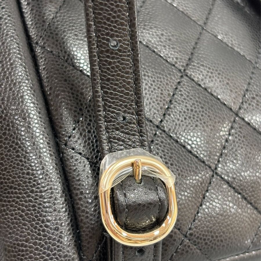 CHANEL AS4399 DUMA 黑色荔枝皮金鍊 坦克包炸藥包後背包肩背包側背包手提包-29