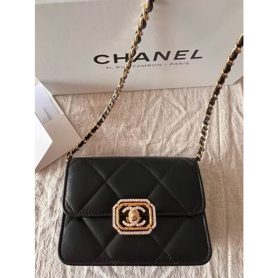 Chanel 牛皮晚宴包 麗晶購證-0