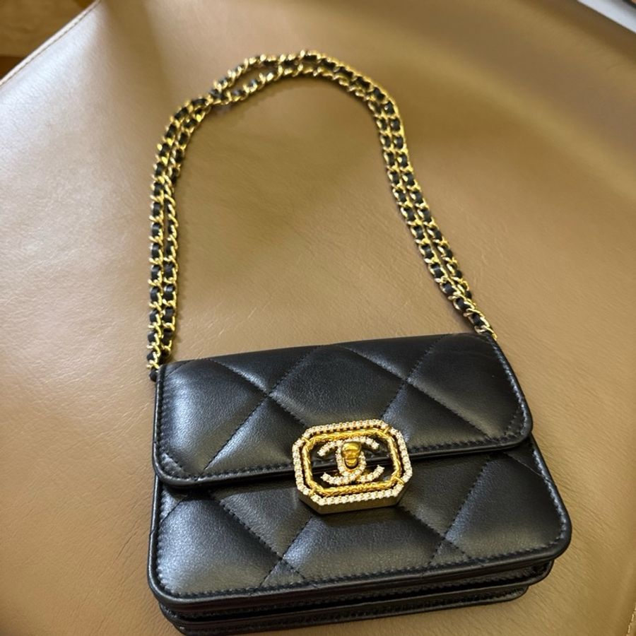 Chanel 牛皮晚宴包 麗晶購證-3